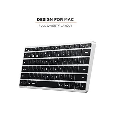 Satechi Slim X1 wireless toetsenbord - Silver Satechi Slim X1 wireless toetsenbord - Silver