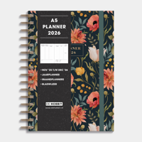 A5 Ringband Planner 2026 Vintage Roos - thumbnail