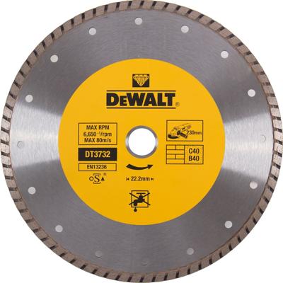 DeWALT DT3732 Diamantschijf Turbo 230x22,23mm