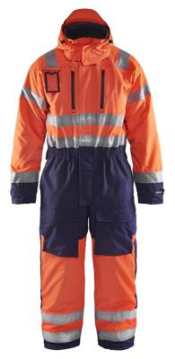 Blåkläder Winteroverall High-Vis 67631977 | High-Vis Oranje/Marineblauw | Maat 58 - 7330509253977