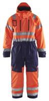 Blåkläder Winteroverall High-Vis 67631977 | High-Vis Oranje/Marineblauw | Maat 58 - 7330509253977 - thumbnail