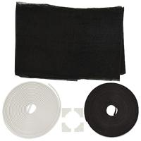 VidaXL Insectenhor voor ramen magnetisch 130x150 cm wit - thumbnail