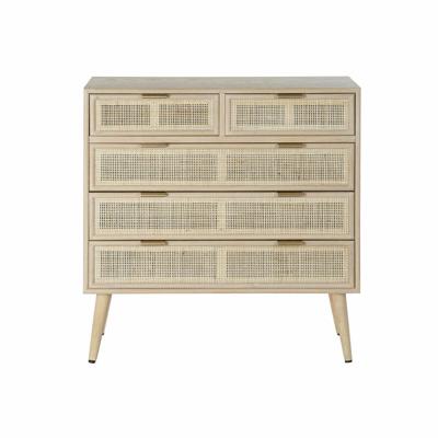Ladekast DKD Home Decor Natuurlijk Paulownia hout Hout MDF Scandi 80 x 39,5 x 81 cm
