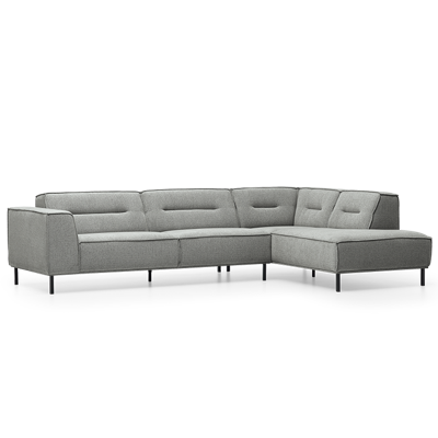Hoekbank Bora Grijs Stof Hoekbank Bora Grijs Stof