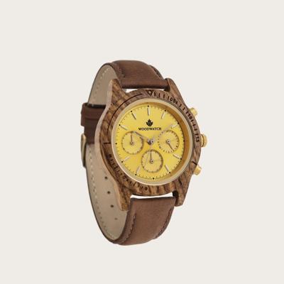 Houten Horloge Tuscany Rise Pecan