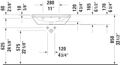 Wastafel Duravit D-Neo Met Overloop Kraanvlak 1 Kraangat 65 cm Hoogglans Wit Wastafel Duravit D-Neo Met Overloop Kraanvlak 1 Kraangat 65 cm Hoogglans Wit