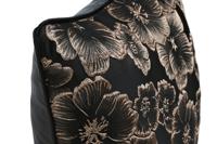 Kussen Home ESPRIT Zwart Gouden 45 x 15 x 45 cm - thumbnail