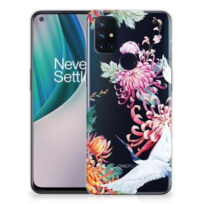 OnePlus Nord N10 5G | TPU Hoesje | Bird Flowers