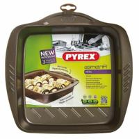 Ovenschaal Pyrex Bruin Metaal - thumbnail