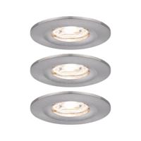 Paulmann 94301 EBL Nova mini Coin LED-inbouwlamp Set van 3 stuks 4 W IJzer - thumbnail