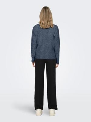 Only Onlcamilla V-neck L/s Pullover Knt Noos Trui Vintage Indigo Only Onlcamilla V-neck L/s Pullover Knt Noos Trui Vintage Indigo