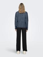 Only Onlcamilla V-neck L/s Pullover Knt Noos Trui Vintage Indigo - thumbnail