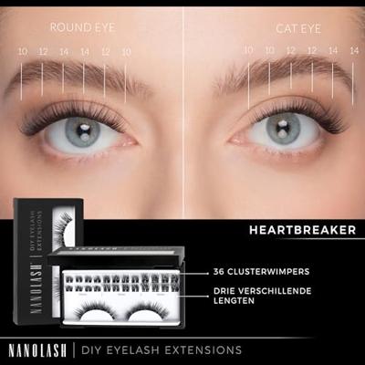 Nanolash DIY Eyelash Extensions Heartbreak Nanolash DIY Eyelash Extensions Heartbreak
