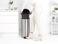 Brabantia Newicon Pedaalemmer 30L Mat Staal - thumbnail