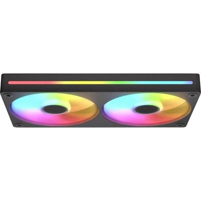 Cougar Unity240-FB PC-ventilator Zwart (b x h x d) 243.6 x 125 x 25 mm Incl. LED-verlichting