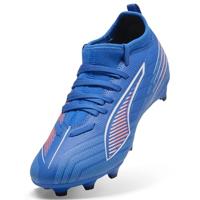 PUMA Ultra 6 Match Gras / Kunstgras Voetbalschoenen (MG) Kids Blauw Wit Felrood - thumbnail