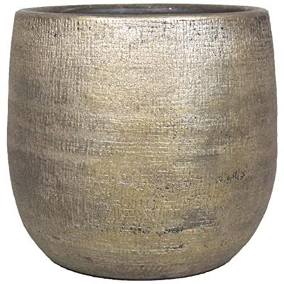 Pot mira d29h27cm industrieel goud Pot mira d29h27cm industrieel goud