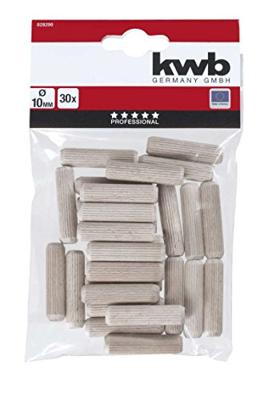 Deuvels hout 10 mm 30 st. - Kwb - thumbnail