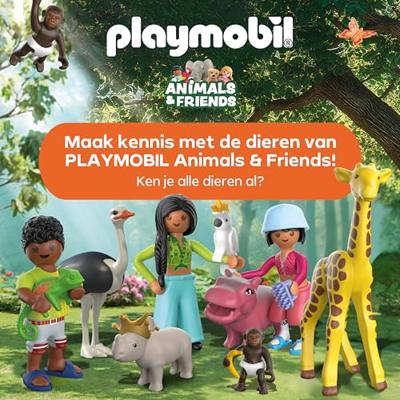 PLAYMOBIL Animals & Friends dierentuin: wildernis klimpark 72070