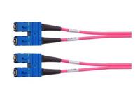 Telegärtner 100011779 Glasvezel Optische vezel Aansluitkabel 1.00 m Turquoise [1x SC-stekker - 1x SC-stekker] 50/125 µ Multimode OM3 - thumbnail