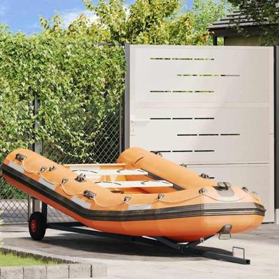 VidaXL Boottrailer zilver 302 x 107 x 42 cm staal