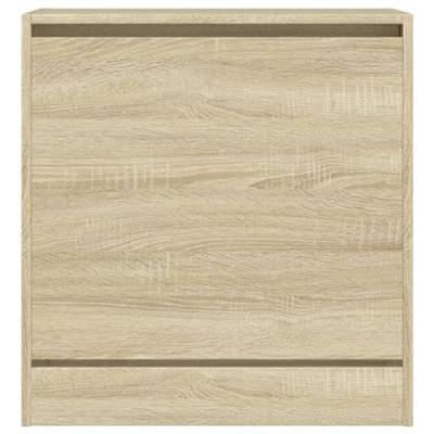 VidaXL Schoenenkast 60x34x63,5 cm bewerkt hout sonoma eikenkleurig