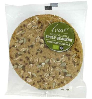 Spelt qrackers volkoren & lijnzaad bio