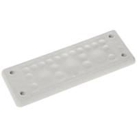 Trelleborg MH-24 F 22-1 LIGHT GREY UL94 V-0 IP65 TPE Screw Doorvoerplaat TPE Grijs 1 stuk(s) - thumbnail