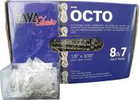 Taya ketting octo 1/2x3/32,7-8 speed,zwart/zilver, 30mtr rol - thumbnail