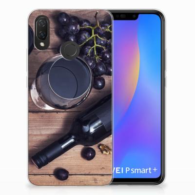 Huawei P Smart Plus Siliconen Case Wijn