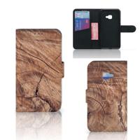 Samsung Galaxy Xcover 4 | Xcover 4s | Book Style Case | Tree Trunk | Portemonnee hoesje - thumbnail