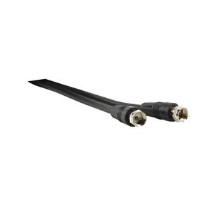 F-connector kabel voor satelliet zwart of wit [diverse lengtes]