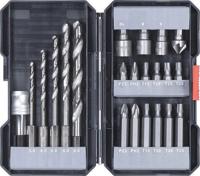 kwb 108805 Boor- en bitassortiment 22-delig Metaal 3 mm, 4 mm, 5 mm, 6 mm, 8 mm - thumbnail