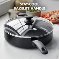 Cambridge Black Hapjespan met Deksel 24cm - thumbnail