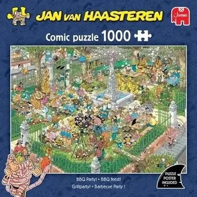 Jan Van Haasteren Jumbo puzzel jvh bbq party! 1000pcs