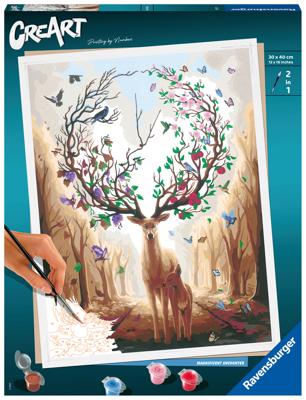 Ravensburger creart schilderen op nummer - magnificent encounter
