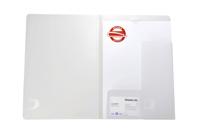 Offertemap Oxford A4 met insteektas 2 kleppen 0,5mm PP transparant - thumbnail
