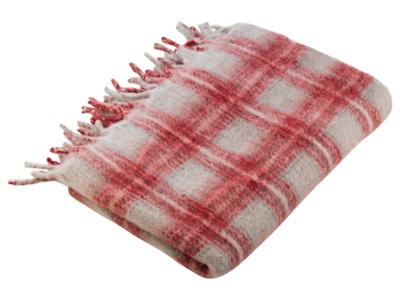 LIVARNO home Plaid 130 x 170 cm (geruit rood) LIVARNO home Plaid 130 x 170 cm (geruit rood)
