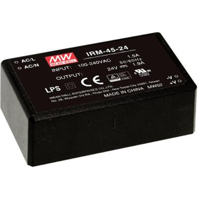 MEAN WELL IRM-45-15 AC/DC-printnetvoeding 45 W