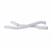 Elestische krulveters wit - thumbnail
