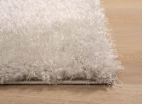 Tapeso Vierkant hoogpolig vloerkleed velvet - Posh lichtzilver - - thumbnail