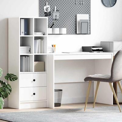 Bureau met lade 2 pcs Wit
