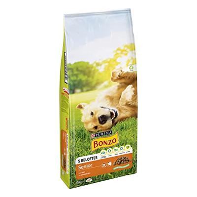 Purina Bonzo Senior hondenvoer met kip en groenten 2 x 15 kg