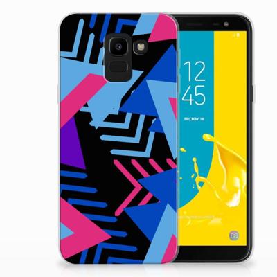 Samsung Galaxy J6 2018 | TPU Hoesje | Funky Triangle Samsung Galaxy J6 2018 | TPU Hoesje | Funky Triangle