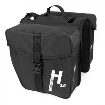Haberland dubbele tas "basic m 3.0" double bag basic m 3.0 black
