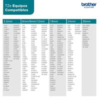 Brother TZe-241CIV Labeltape Tapekleur: Wit Tekstkleur: Zwart 18 mm 8 m - thumbnail