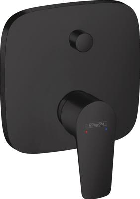 Hansgrohe Talis E ééngreeps badmengkraan afbouwdeel, mat zwart