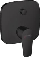 Hansgrohe Talis E ééngreeps badmengkraan afbouwdeel, mat zwart - thumbnail