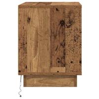 Nachtkastje met 2 pcs Oud hout 44 x 34,5 x 45 cm Bewerkt hout - thumbnail