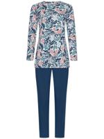 Duurzame katoenen pyjama floraprint - thumbnail